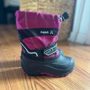 Kamik Snow Boots Magenta Pink 9